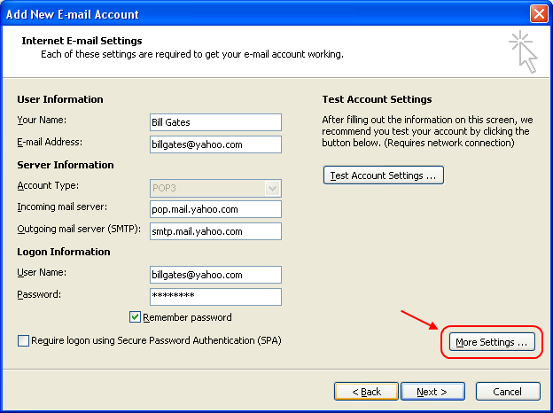att email server settings on outlook 2007 att email server settings on outlook 2007